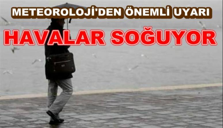 Atkıları, bereleri hazırlayın... Salı günü hava soğuyor, çarşamba ise...