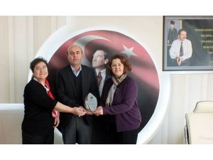 Kırşehir TSO'ya teşekkür plaketi