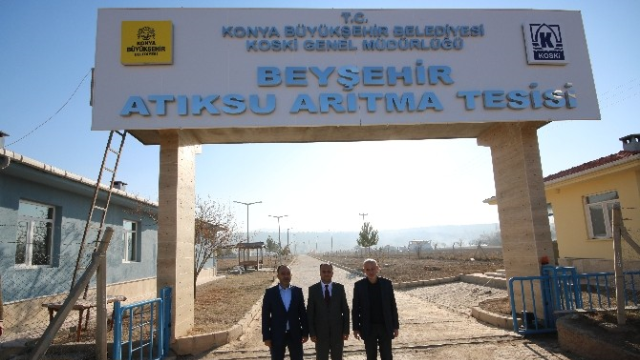 Başkan Özaltun Atık Su Arıtma Tesisini İnceledi