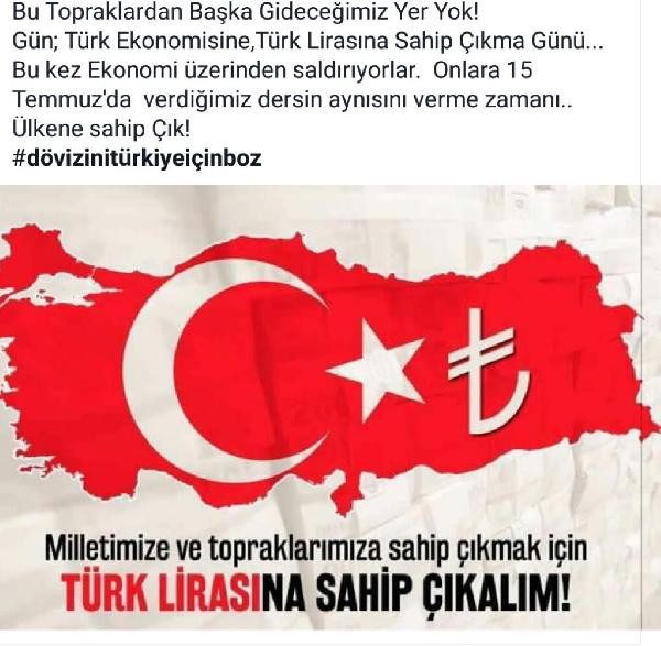 Sosyal Medyada 'Dövizini Bozdur' Kampanyasına Yoğun İlgi