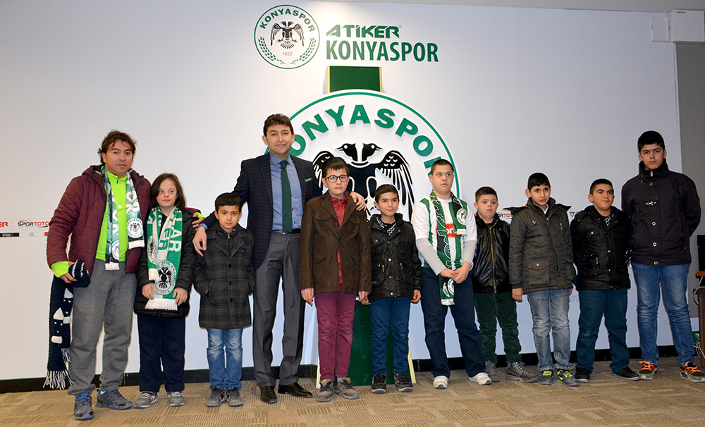 Maçta çok özel misafirler vardı