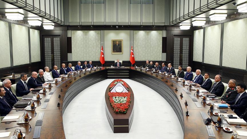 MGK, Cumhurbaşkanı Erdoğan başkanlığında toplandı