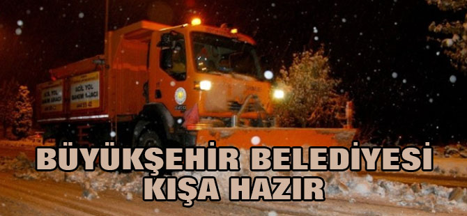 Konya Büyükşehir, Kar ve Buzlanmaya Karşı 24 Saat Göreve Hazır