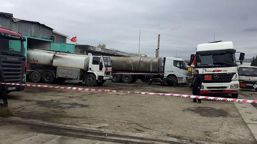 İstanbul'da akaryakıt tankerinde patlama: 1 ölü