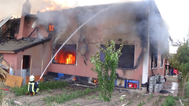 Seydişehir'de Yangın