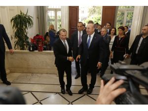 Çavuşoğlu-Basil ortak basın toplantısı