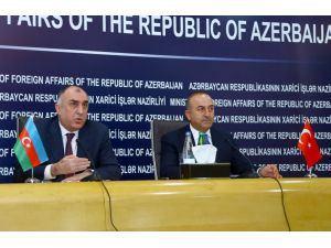Dışişleri Bakanı Çavuşoğlu Azerbaycan'da