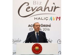 Cumhurbaşkanı Erdoğan AVM açılışı yaptı