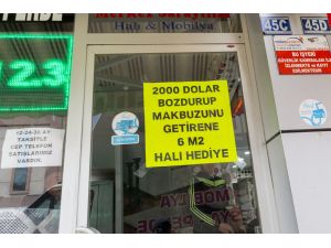 Esnaf Türk lirasına sahip çıkmayı teşvik ediyor