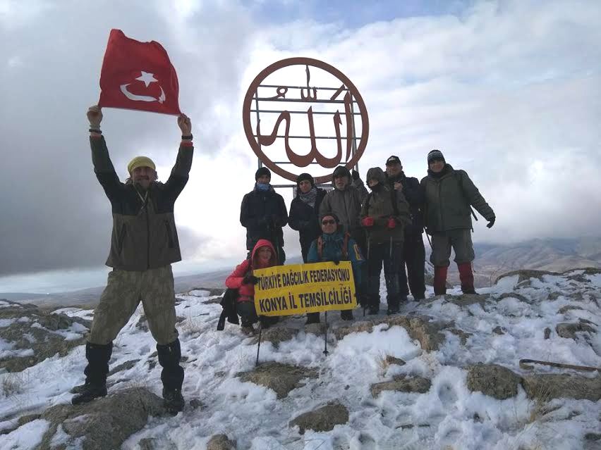 Konyalı dağcılar, Yalı Dağı’na tırmandı