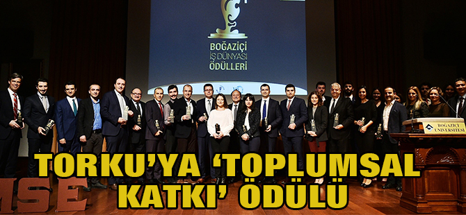Torku’ya ‘Toplumsal katkı’ ödülü
