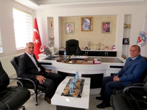 Yalıhüyük Kaymakamı Polat'ın veda ziyareti