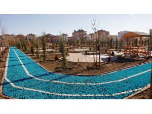 Şehit Ahmet Çam'ın adı mahallesindeki parkta