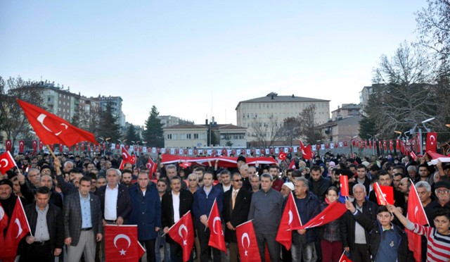 Seydişehir’de “Şehitler Yürüyüşü”