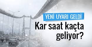 Meteoroloji'den son dakika uyarısı geldi! Kar geliyor, saat verildi