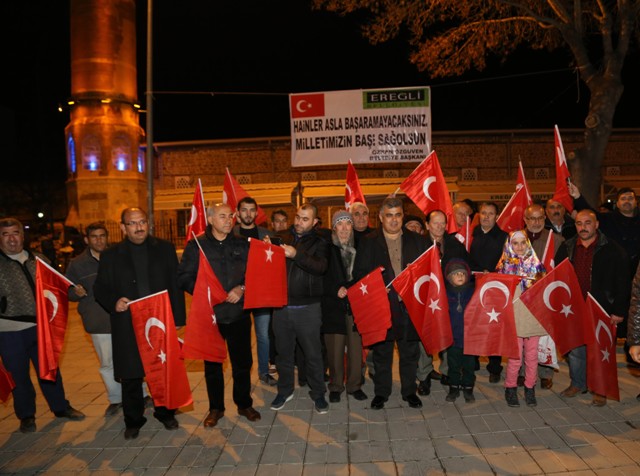 Ereğli’de Türk Bayrağı dağıtıldı