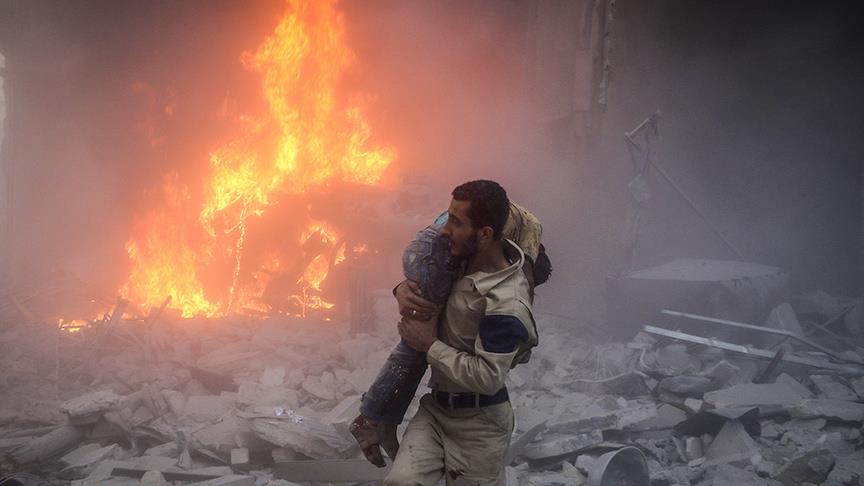 Halep'te soykırım! Çocukların cesetleri kömür oldu