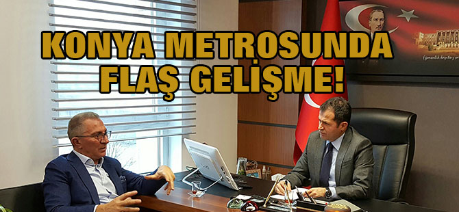 Konya metrosunda flaş gelişme!