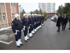 Sivas Valisi Gül, İl Emniyet Müdürü Aksoy'u ziyaret etti