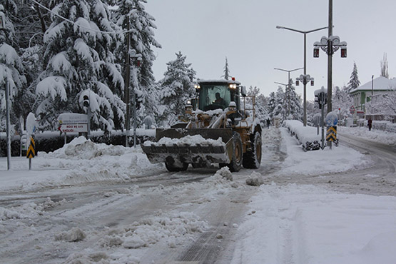 Ereğli'de kar yağışı