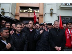 Siirt'te "Teröre karşı tek yürek ve tek ses yürüyüşü"