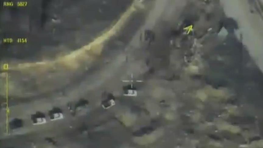 Halep'te sivillerin tahliyesi için bekletilen konvoyun ilerleyeceği koridor İHA'larla izlenecek