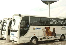 Havaş otobüsleri seferlerine başlıyor