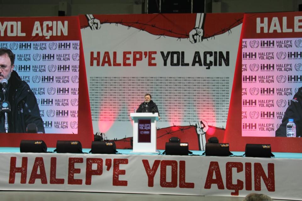 "Halep'e Yol Açın" konvoyu Konya’da