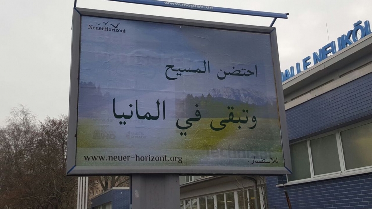 Almanya'da mülteciler için skandal mesaj!