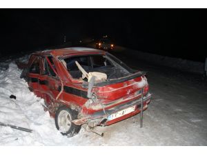 Ağrı'da trafik kazası: 1 ölü, 2 yaralı