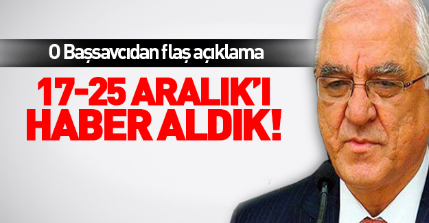 O Başsavcı ilk kez anlattı!