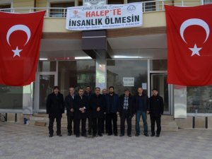 Ilgın'da "Halep'te insanlık ölmesin" kampanyası