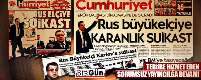 O gazeteler FETÖ diyemediler!