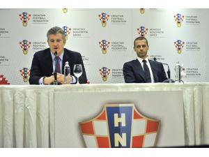 UEFA Başkanı Ceferin, Hırvatistan'da