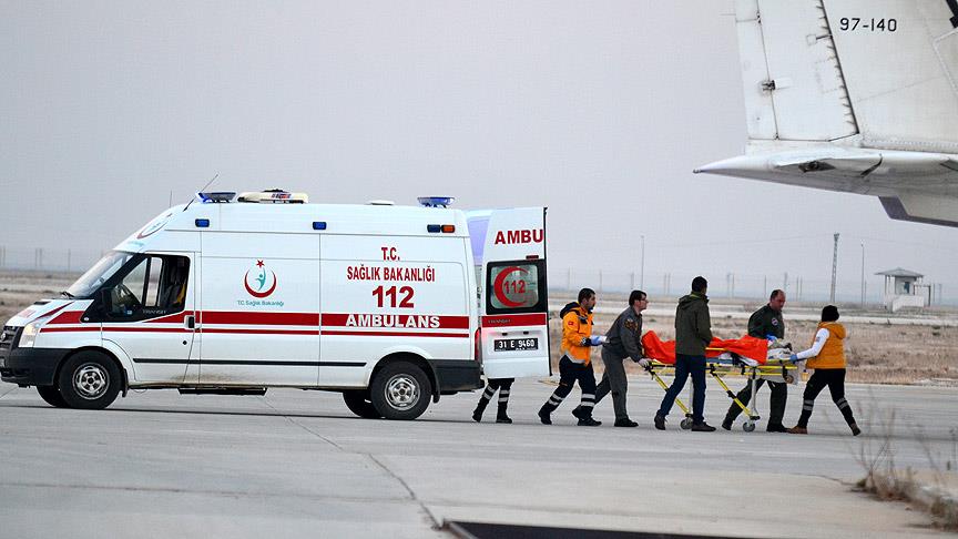 Halep'ten Hatay'a getirilen yaralı sayısı artıyor
