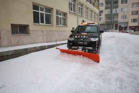 Beyşehir’de karla mücadele ekipleri teyakkuzda
