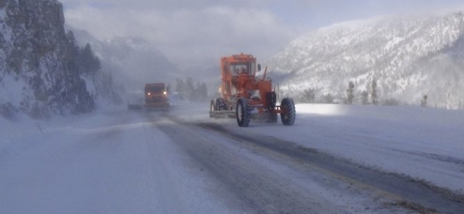 Akseki-Seydişehir yolunda ağır tonajlı taşıtlara izin verilmiyor