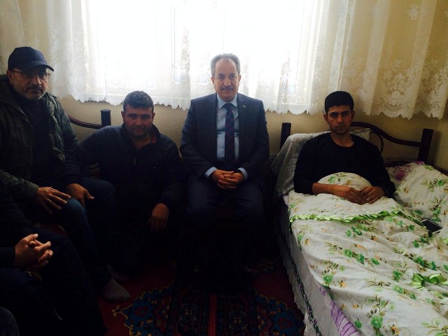 Akkaya’dan El-Bab gazisine ziyaret