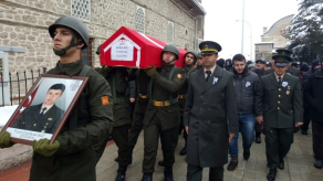 Şehit Uzman Çavuş Burak Boz toprağa verildi