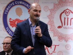 İçişleri Bakanı Soylu, Siirt'te
