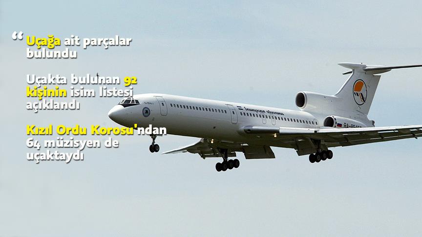 Rus uçağı Karadeniz üzerinde düştü: 92 ölü