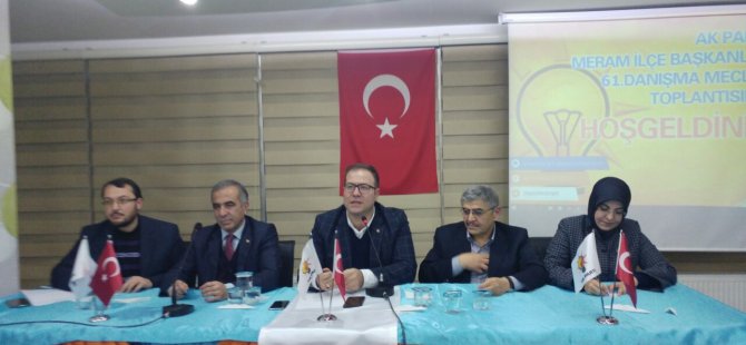 AK Parti Meram’da 61. Danışma Meclisi Toplantısı