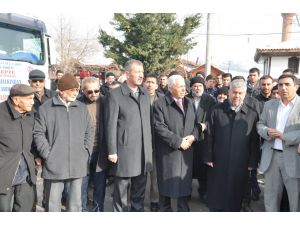 Keskin'den Haleplilere yardım