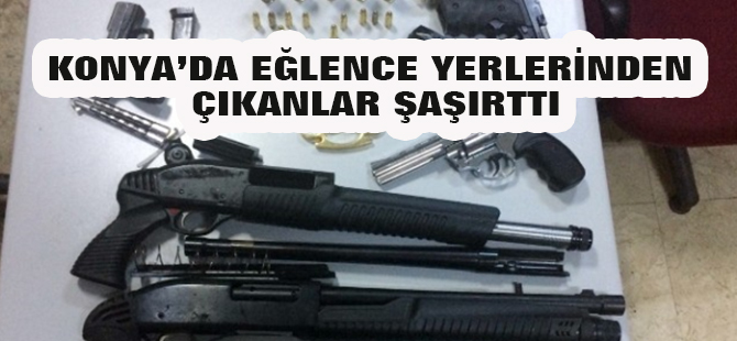 Konya'da Eğlence Mekanlarına Baskın