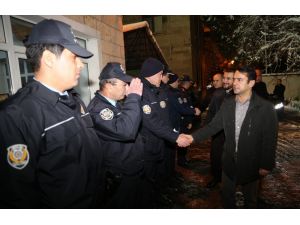 Vali Aktaş ve milletvekili Açıkgöz'ün yeni yıl ziyaretleri