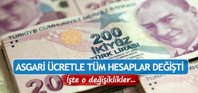 Asgari ücret artınca tüm hesap değişti