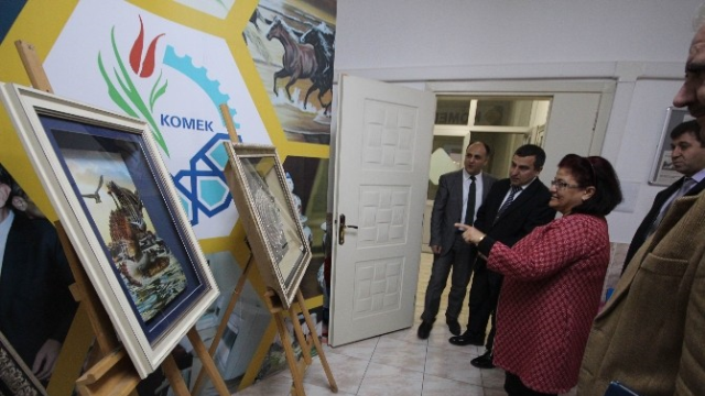 Komek Beyşehir Kurs Merkezi'ni Ziyaret Etti