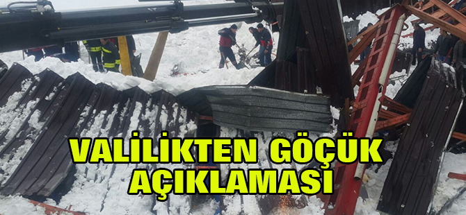 Konya Valiliğinden göçük açıklaması: 5 kişi hafif yaralandı