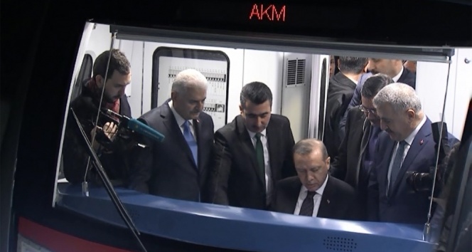 Keçiören Metrosu'nun ilk sürüşü yapıldı