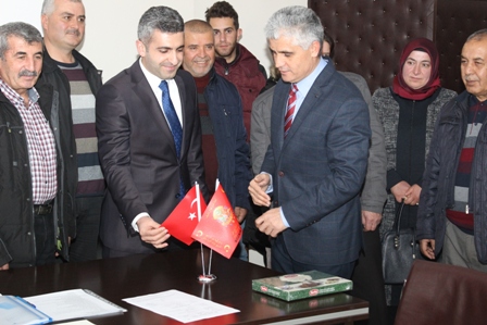 Başkan Gün’den kaymakam Öztürk’e ziyaret
